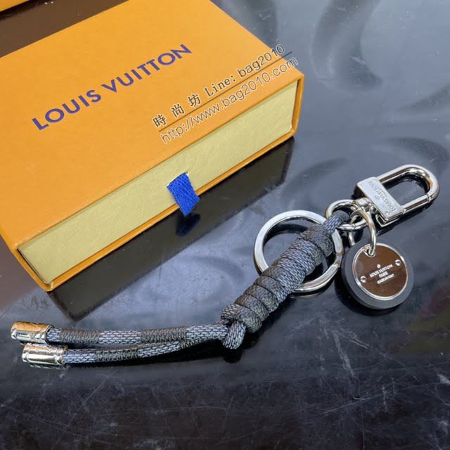 LOUIS VUITTON專櫃新款包包 路易威登LEATHER ROPE鑰匙扣 LV繩結包飾 M67224  ydh4059